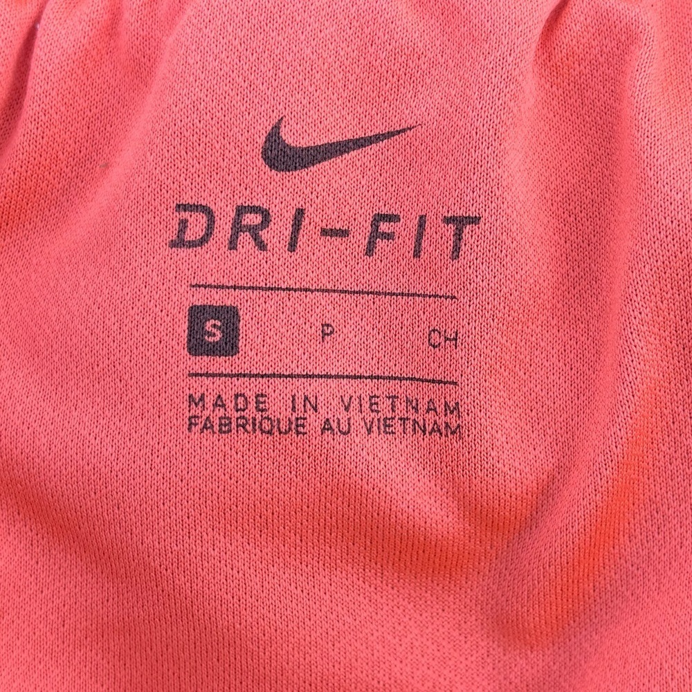 Nike Dri-Fit Athletic Shorts Womens Small Lined Purple Orange Tempo Running Logo - Picture 6 of 9